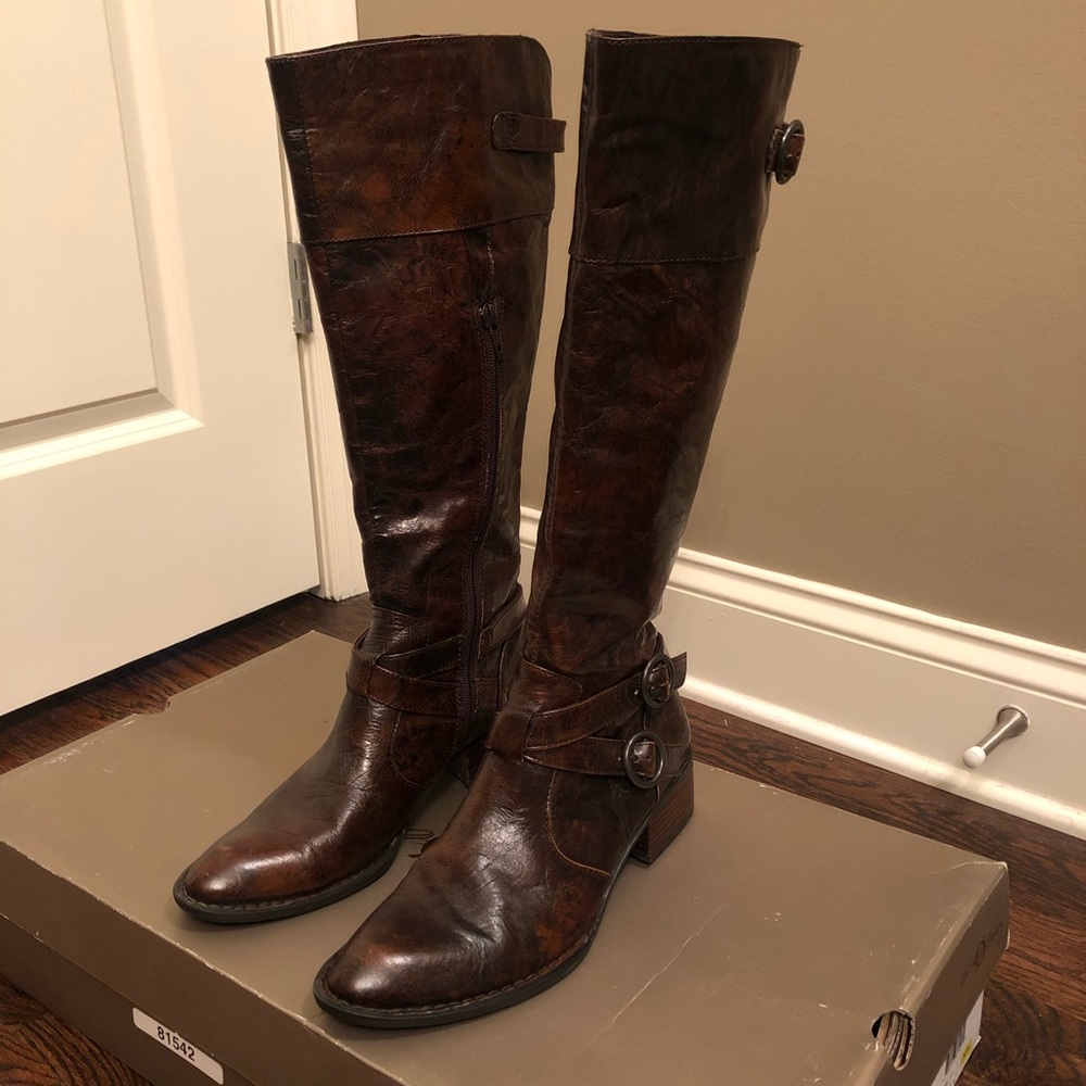 Born Lira Brushed Tan Boots